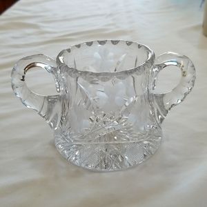 Vintage American Brilliant Sugar Bowl